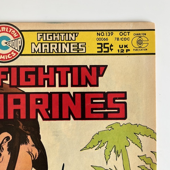 Fightin' Marines #116 (‘74) #139 (‘78) #166 (‘82 Re-Issue) Charlton Lot of 3 UC - Picture 8 of 14